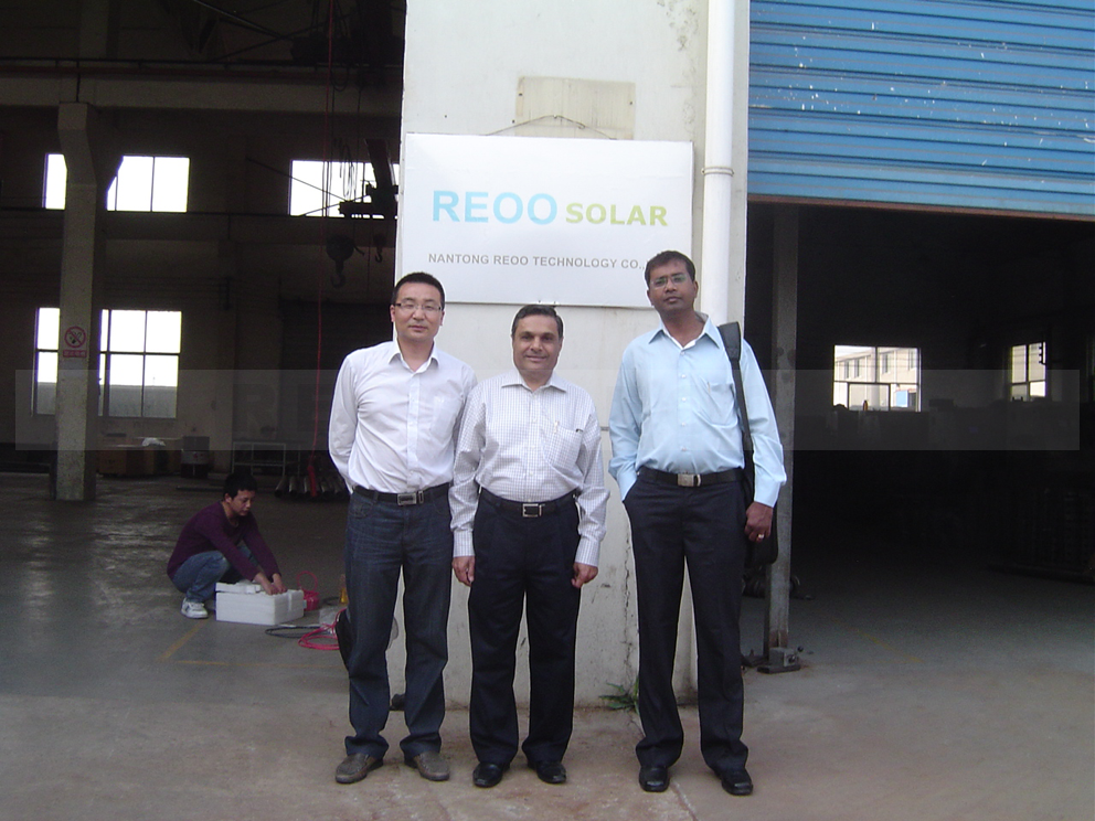 2012 May 27 India customer visited REOO Technology(图1)